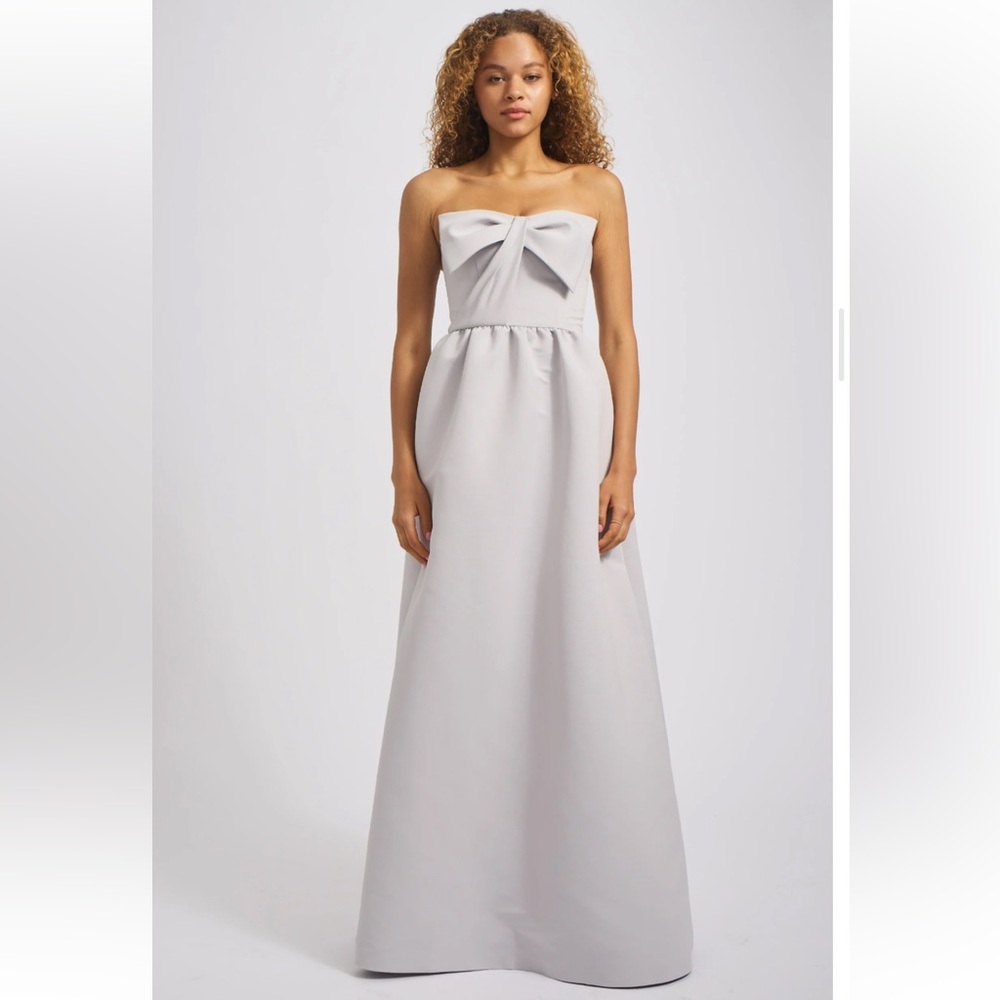 Amsale Abby GB289A (Navy Faille) Bridesmaids Dress